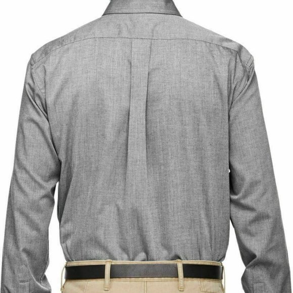 Wholesale Lot of 3 - Men's Wrinkle Resistant Button-Down Shirt (Black Silk) - Picture 3 of 6